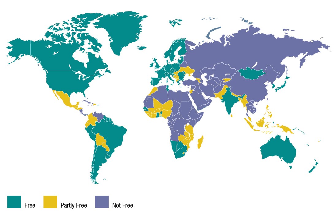 Freedom-in-the-world-map