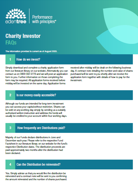Charity Investor- FAQ