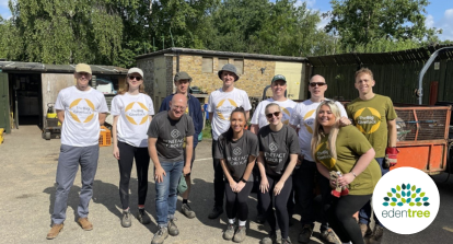 EdenTree volunteered at London Wetland Centre