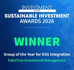 Investment Week Sustainable Investment Awards 2026 winner – Group of the Year for ESG Integration