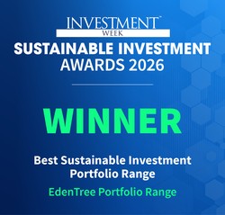 Investment Week Sustainable Investment Awards 2026 winner – Best Sustainable Investment Portfolio Range, EdenTree Portfolio Range